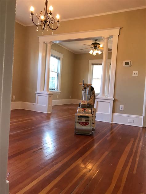 " I had <strong>hardwood refinish</strong> in kitchen and install new in adjoining living room. . Wood refinishing near me